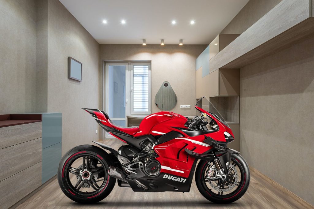 keep your bike in the living room