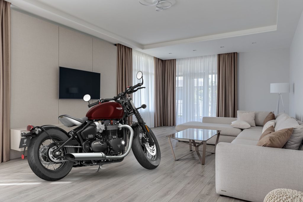 keep your bike in the living room