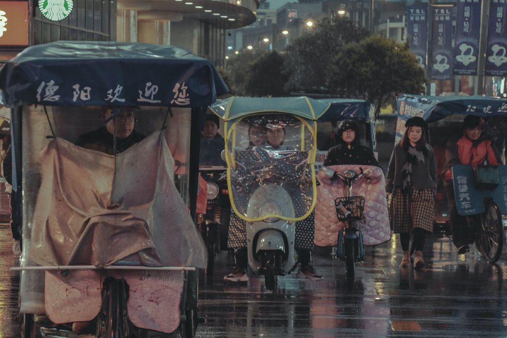 They don't mind Riding in the wet