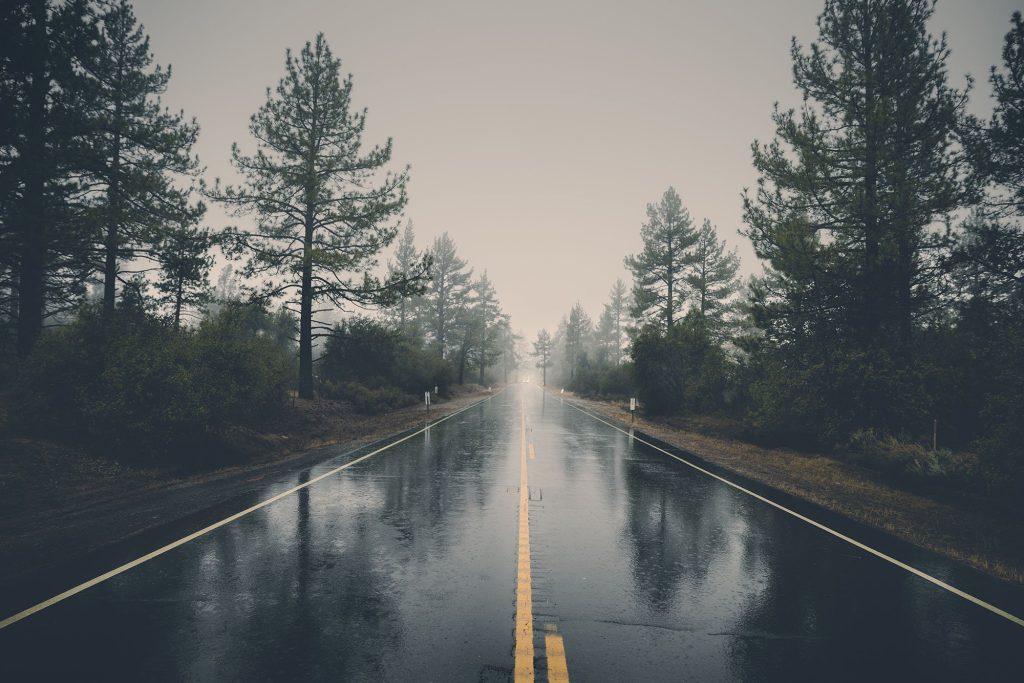 riding in the wet